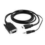  HDMI adapter kabal GEMBIRD A-HDMI-VGA-03-10 HDMI to VGA, 3m, adapter + audio cijene