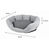 Love Story siva postelja za pse 45x60 cm | Shoptok.si