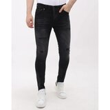 Mario Morato Kavbojke slim 154182612 Črna | Shoptok.si