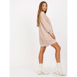 RUE PARIS Tunic-RV-TU-8062.19P-Beige | Shoptok.si