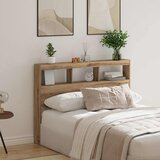 Ormarić za uzglavlje LED boja artisan hrast 140x17x102 cm | shoptok.hr