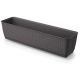 Žardinjera Ratan 80cm - gorka čokolada | ePonuda.com