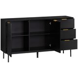 Livetastic ŠIROKA KOMODA, črna | Shoptok.si