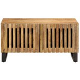 Furnova Klubska mizica 80x51x40 cm trden robusten mangov les, (21913472) | Shoptok.si