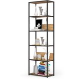 AKORD Industrijski Regal, Črna/Hrast Craft, (5000332724) | Shoptok.si