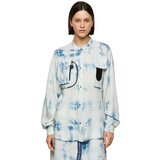 Diesel Blouse - COVER SHIRT white-blue Cene