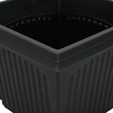  Kvadratna cvetlična posoda 24 pcs Črna 20 x 20 x 16 cm Plastika, (5000207794) | Shoptok.si