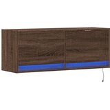  Zidni TV ormarić LED smeđa boja hrasta 100x31x38 cm | shoptok.hr