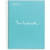 bilježnica a4 90g 80l spiralna kocke emotions nebesko plava 46047