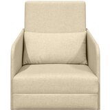  Floor Sofa Bed 2-u-1 Krem 65x80x83 cm Tkanina | shoptok.hr