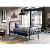 Vipack temno modra kovinska otroška postelja 90x200 cm bronxx – | Shoptok.si