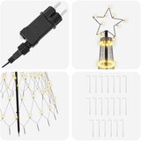  LED božićno drvce 180 cm 230 LED lampica Topla bijela Željezo | shoptok.hr