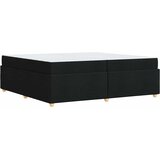  Krevetna konstrukcija s madracem Crna 200 x 200 cm tkanina | shoptok.hr