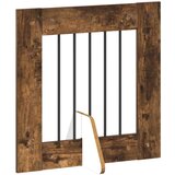  Vrata za pse z stojali 4 pcs Dimljen hrast 60 x 60 cm, (5000232710) | Shoptok.si