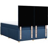  Krevet s oprugama i madracem plavi 140 x 190 cm od tkanine | shoptok.hr
