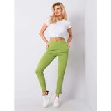 Fashion Hunters Women's green sweatpants Cene