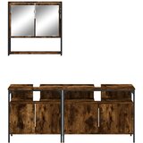  3-dijelni set kupaonskog namještaja boja hrasta drveni | shoptok.hr
