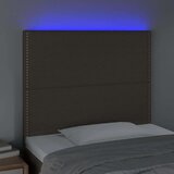  Uzglavlje smeđesivo 90x5x118/128 cm od tkanine | shoptok.hr