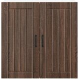  Ormar za Zid Lucca Smeđi hrast 80 x 31 x 80 cm | shoptok.hr