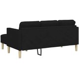  Set sofe Crna 173 x 131 x 67 cm Poliester | Shoptok.si