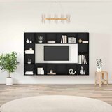  Set TV komoda 4 pcs Crna 37 x 37 x 142,5 cm Konstruirano drvo | shoptok.hr