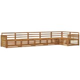 vidaXL Zunanja garnitura za sedenje 6 pcs Naravna Masiven les akacije, (5000282186) | Shoptok.si