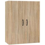 vidaXL Viseča omarica sonoma hrast 69,5x34x90 cm konstruiran les | Shoptok.si