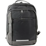 i školski ruksak sa pretincem za laptop 16L 45cm - crno/sivi