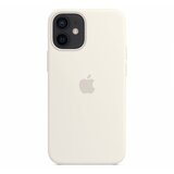 Apple iPhone 12/12 Pro Silicone Case with MagSafe White (mhl53zm/a) Cene