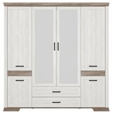 BRW GARDEROBNA OMARA 2 MARSELLE - PEPEL/TEMEN SONOMA HRAST Cene