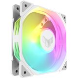 Asus TUF Gaming TR120 ARGB Reverse ventilator, 120mm PWM, bel, (21641266) Slike