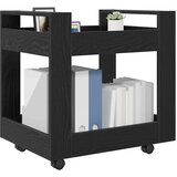 Kolica za stol Crni hrast 60 x 45 x 60 cm Konstruirano drvo | shoptok.hr