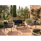 Bello Giardino Vrtna sedežna garnitura CORTO-siva | Shoptok.si