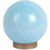 Leitmotiv Svijetlo plava stolna lampa sa staklenim sjenilom (visina 17 cm) Summer Globe – Cijene