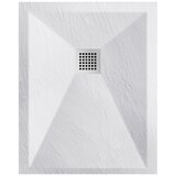 Astral stone tuš kada 100x80 - liveni mermer bela | ePonuda.com