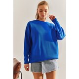 Bianco Lucci Women's Back Printed Knitwear Sweater Cene