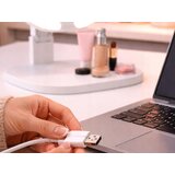 Sklopiva baterija. kozmetičko ogledalo 3 načina led osvjetljenje za šminku usb | shoptok.hr
