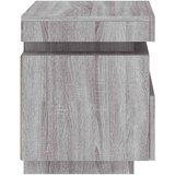  Noćni ormarić s LED svjetlima boja hrasta sonome 40x39x48,5 cm | shoptok.hr