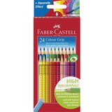 Faber-Castell Drvene bojice Grip 2001 set - 24 boje (Faber Castel - Akvarelne drvene) | Eponuda.ba