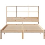 vidaXL Knjižna postelja brez vzmetnice 160x200 cm trdna borovina | Shoptok.si