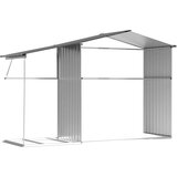  Vrtno spremište sivo 277 x 192 5 x 179 cm od pocinčanog čelika | shoptok.hr