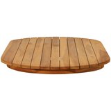  Gornji dio stola 90 x 45 x 3,5 cm Ovalni Čvrsto teak drvo Slike