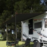 vidaXL Vodoodporna tarp Siva in oranžna 350 x 240 cm | Shoptok.si