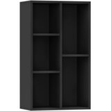 Maison Chic Knjižna omara - Knjižni regal črna 50x25x80 cm iverna plošča, (21724540) | Shoptok.si