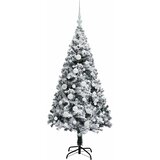  Umjetno božićno drvce Bijelo 150 cm PVC i Čelik i Plastika | shoptok.hr