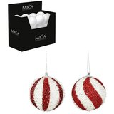 Mica Decorations Kuglica za božićno drvce (Zlatne boje, Polistirol, Zaobljen, 1 Kom.) | shoptok.hr