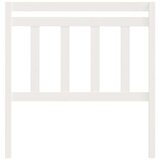  Uzglavlje za krevet bijelo 96 x 4 x 100 cm od masivne borovine | shoptok.hr