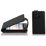 Cadorabo Ohišje, združljivo z Huawei ASCEND G330 v oksidna črna - Zaščitni ovitek v obliki flipa iz teksturiranega umetnega usnja, (20551812) | Shoptok.si