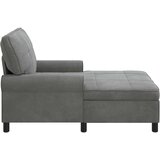 Ležaljka s jastukom Tamno siva 91 x 157 x 91 cm Baršun | Eponuda.com