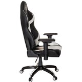 MID.YOU Gaming Stol Promoter I, Črna, Bela | Shoptok.si